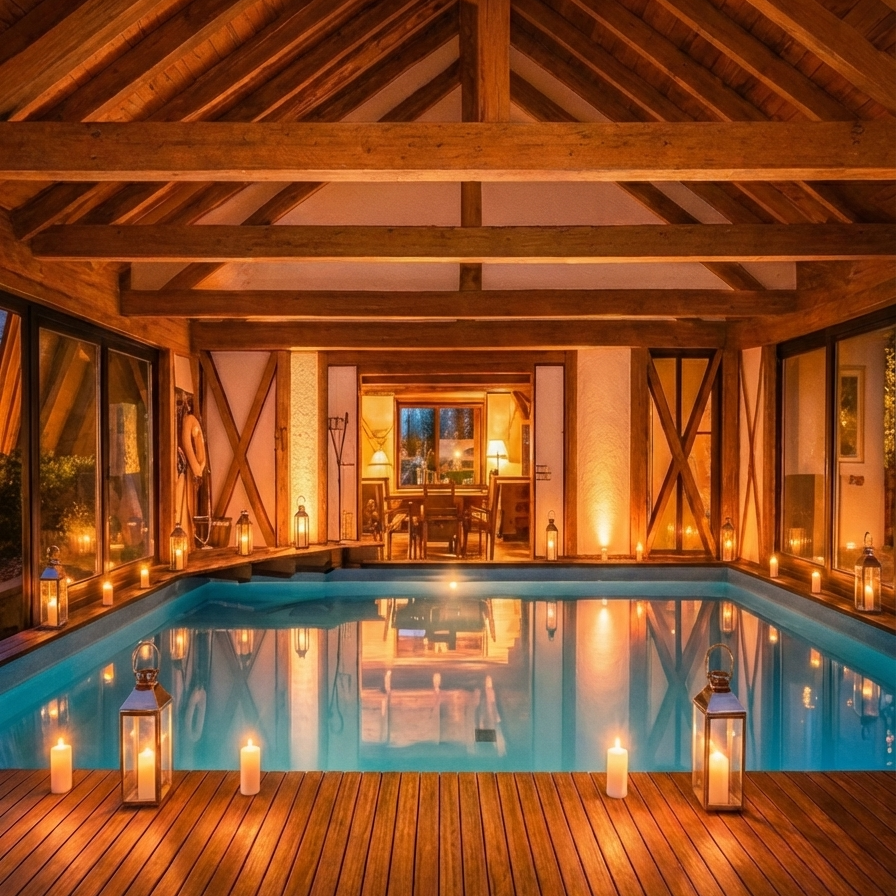 Sauna und Pool